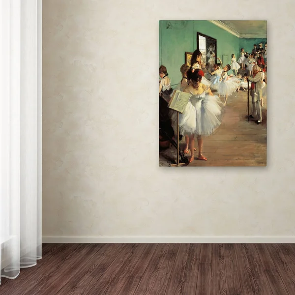 Trademark Global Edgar Degas Dance Examination 1873-74 Canvas Art