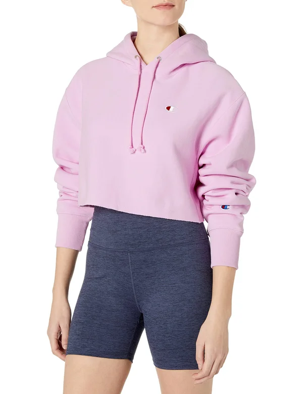 Champion REVERSE Weave Cropped Cut Hoodie Ice Cake