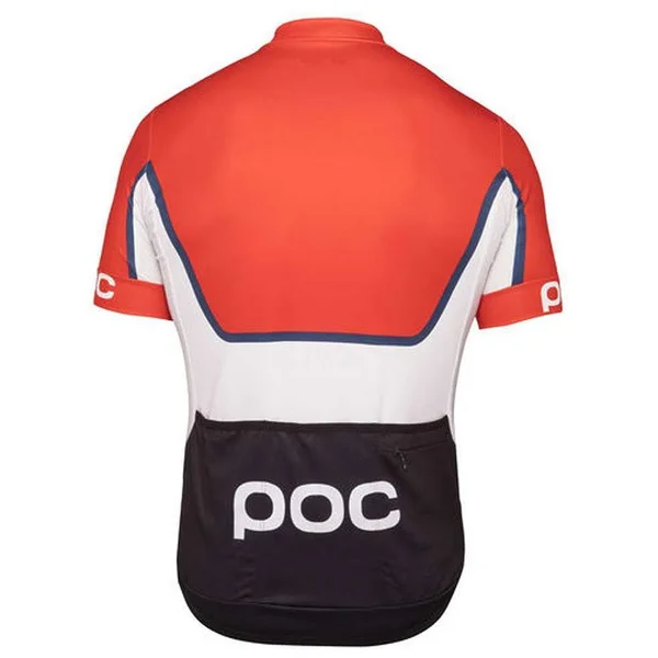 POC Essential Road Block Jersey - Men's Steel Multi Grey, S