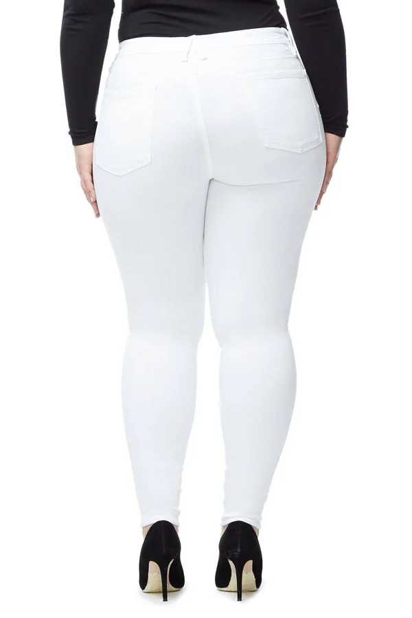 Women's Good American Good Legs High Rise Skinny Jeans - Size 15 - White