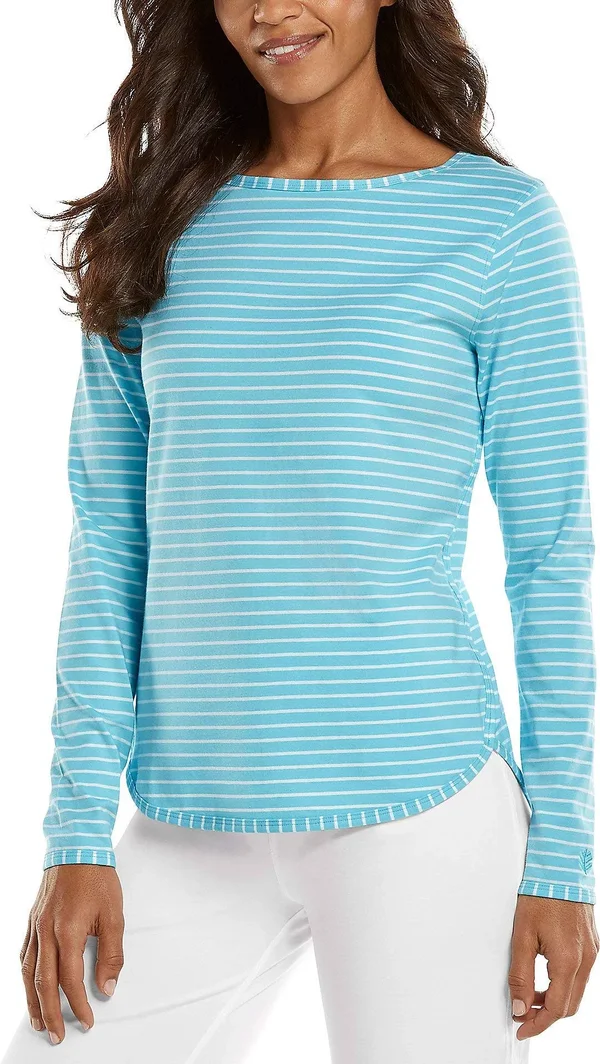 Coolibar UPF 50+ Women's Heyday Side Split Shirt - Sun Protective