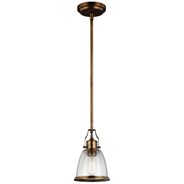 Feiss P1355SN Hobson 1 - Light Pendant Satin Nickel