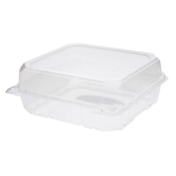 Karat FP-HC88PET-1C 8''x 8'' Pet Hinged Containers (Case of 250)