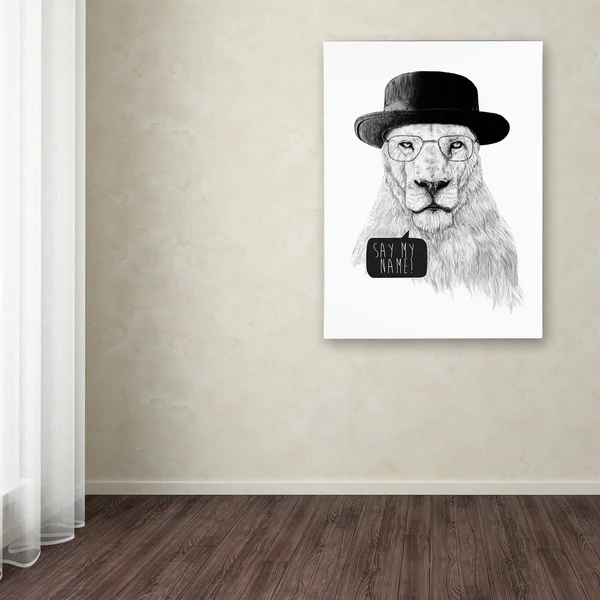 Trademark Fine Art Say My Name Canvas Art by Balazs Solti - Size: 18 x 24