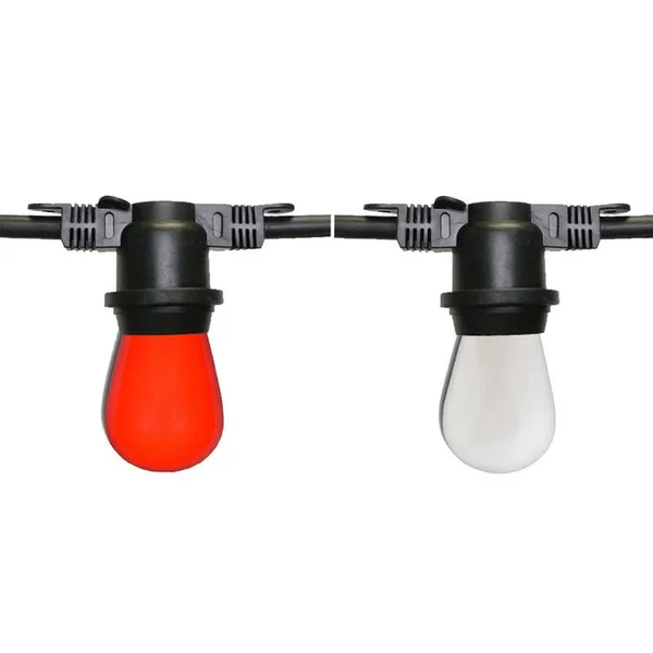 48& Santa Special Red & White Christmas Light Strand - by Ooga Lights