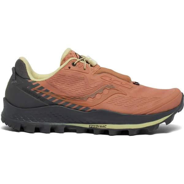 Women's Saucony Peregrine 11 St Rust|Charcoal, Size 10.5M
