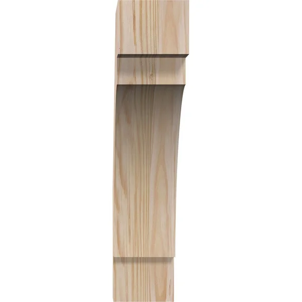 Ekena Millwork 3 1/2x22W x 18x22D x 18x22H Merced Smooth Brace - Douglas Fir