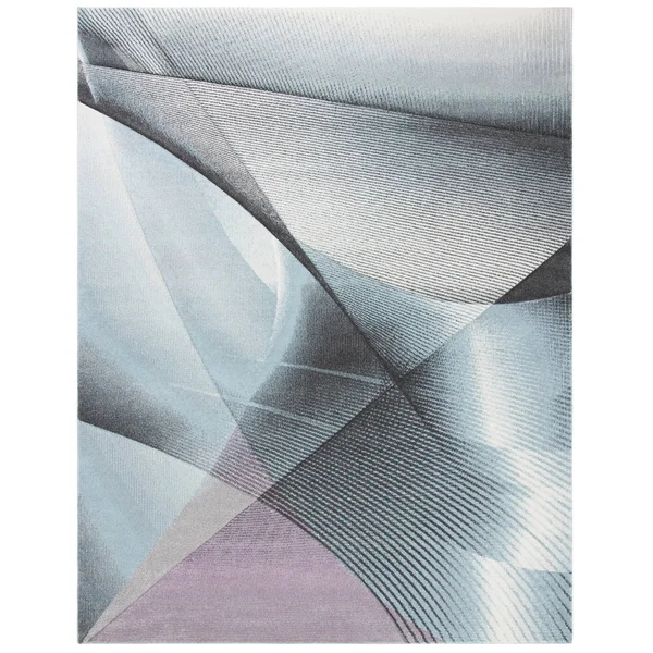 Safavieh Hollywood Celandine Abstract Area Rug - Grey/Light Blue, 5&3 inch x 7&6 inch