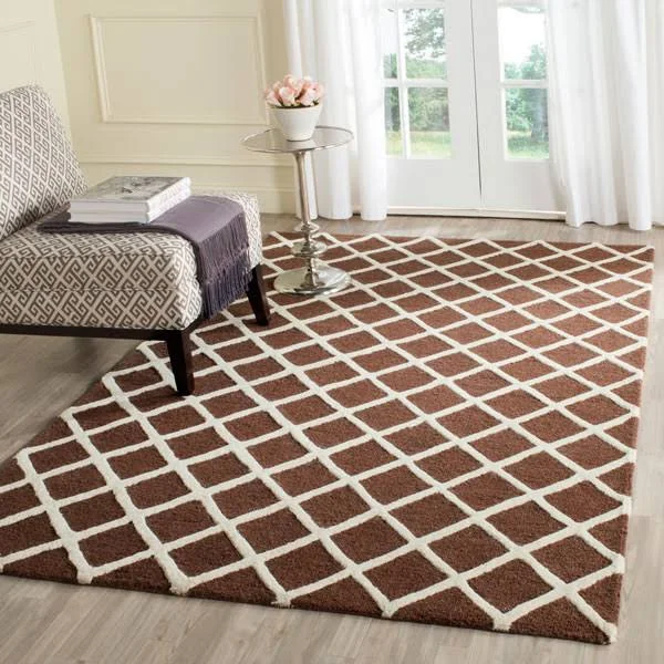 Safavieh Cambridge Dark Brown & Ivory 4& x 6& Rug