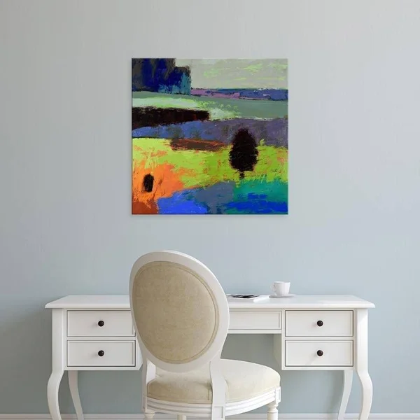 Easy Art Prints Jane Schmidt's 'From What I Know' Premium Canvas Art - 30 x 30 - Modern Black Frame