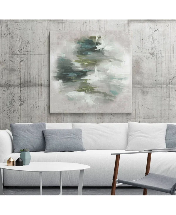 CLICART 20 in. x 20 in. Sunset Glow II by Pi Studio Wall Art - White/ Grey