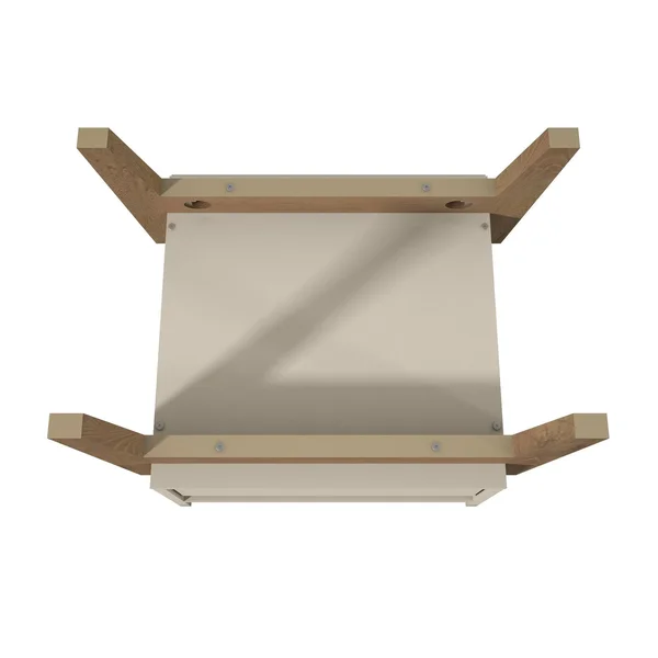 Manhattan Comfort Essence 1-Drawer Off White Nightstand
