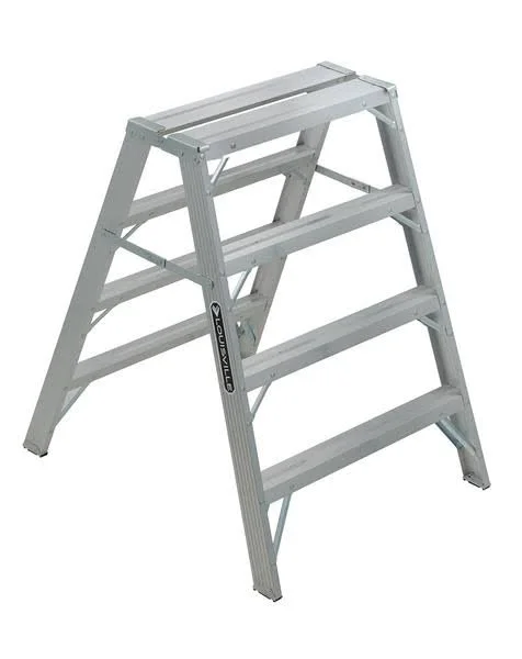 Louisville Ladder 4-Foot Aluminum Sawhorse 300-Pound Capacity L-2032-04