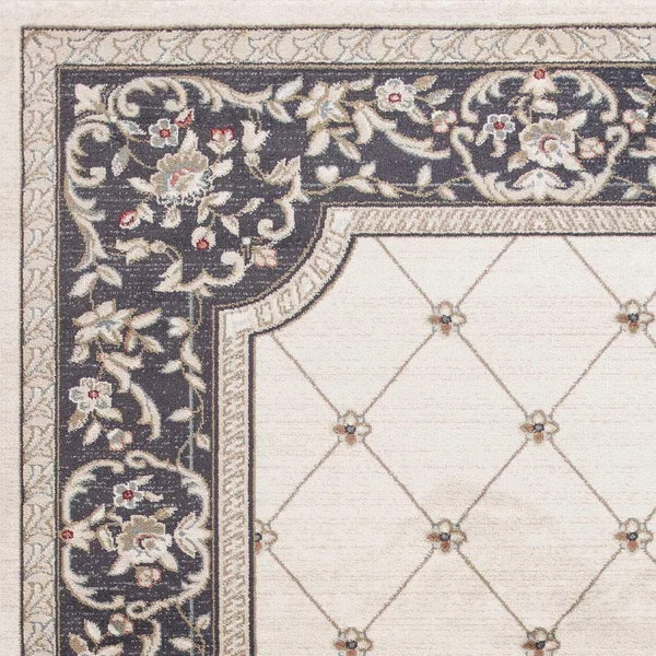 9' x 12' Polypropylene Ivory-Grey Area Rug