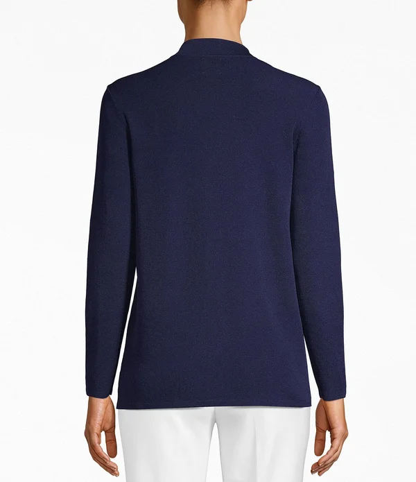 Anne Klein Long Sleeve Open Front Malibu Cardigan - XL