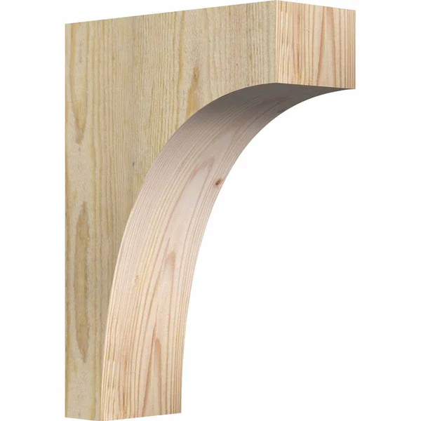 Ekena Millwork COR04X10X14HUN00RDF 4x22W x 10x22D x 14x22H Huntington Rough Sawn Corbel - Douglas Fir
