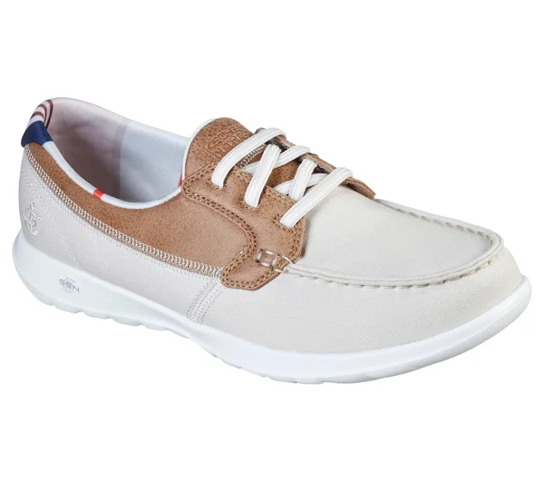 Skechers Women's GOwalk Lite - Playa Vista Walking Shoes - Natural, 7.5