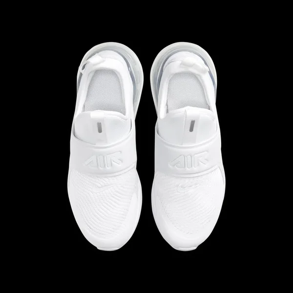 Nike Boys Air Max 270 Extreme - Shoes White/White/Metallic Silver Size 05.5