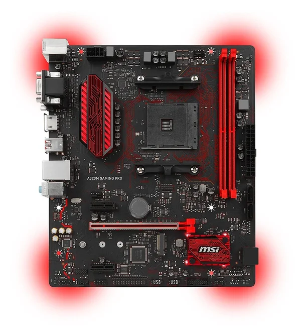 MSI A320M Gaming Pro Motherboard AMD A320 Socket AM4