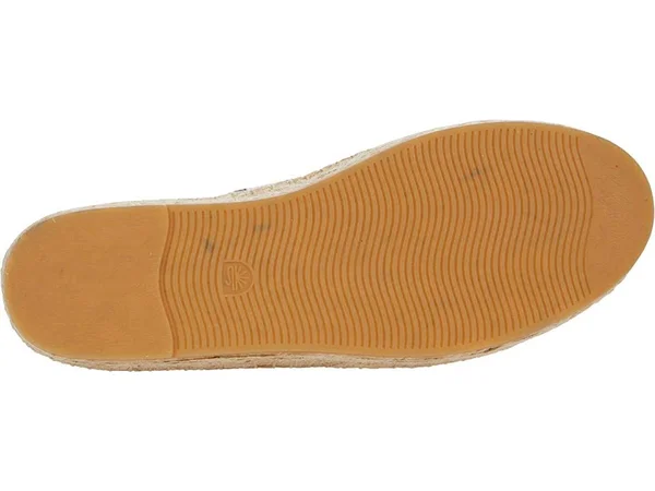 Canvas Platform Smoking Slipper Navy - White Stripe, 8