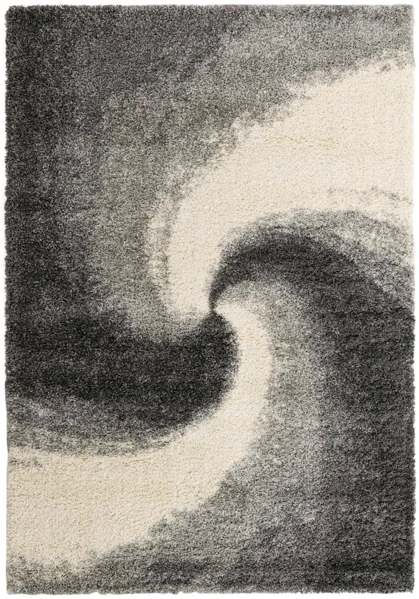 Soft Touch Shag Smoke Gray 7x10 Area Rug