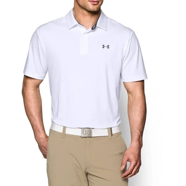 Under Armour Men's UA Playoff Polo, White, 4XLT