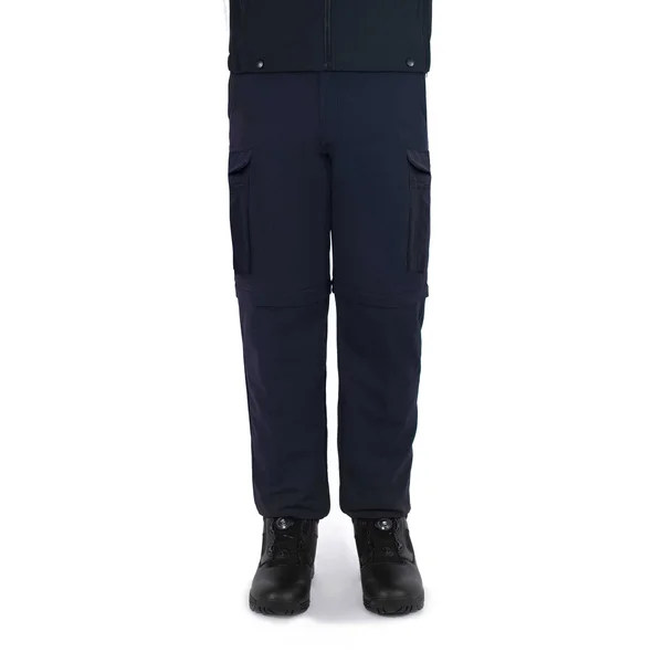 Mens Bike Patrol Pants - Flexforce Zip-Off Bike Pants Size 42 Tall in Dark Navy Blue by Blauer