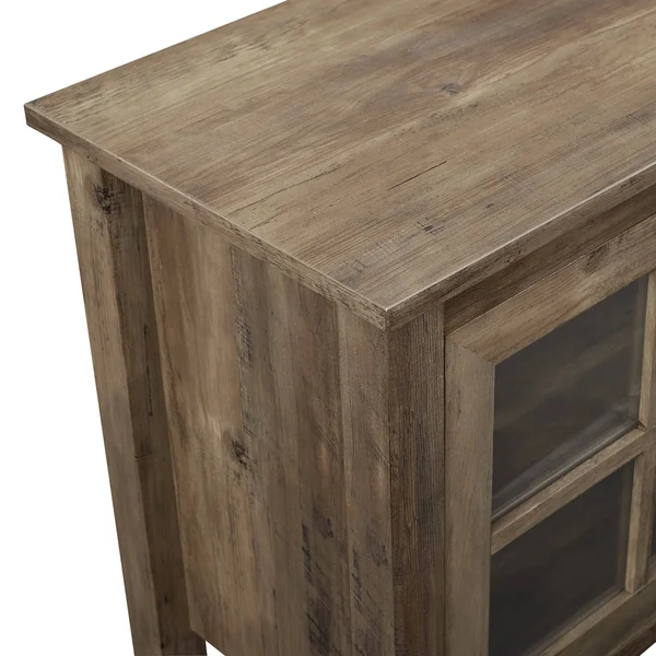 Walker Edison 70x22 Farmhouse Wood TV Stand - Rustic Oak