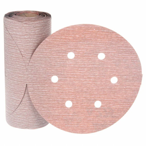 Norton 66261131503 PSA Disc Roll, 6 Hole, 6 in, P600G, Alo