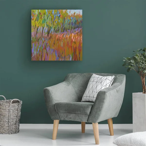 Trademark Fine Art Ic02434-C3535Gg Jane Schmidt 'Pastoral XVII' Canvas