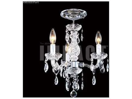 James R Moder 40853S22 Mini 3 Arm Chandelier