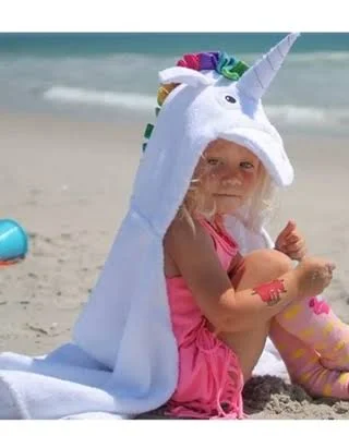 YIKES Twins Dinosaur Hooded Towel