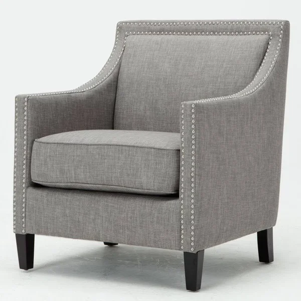Comfort Pointe Taslo Gray Fabric Accent Chair - 8018-35