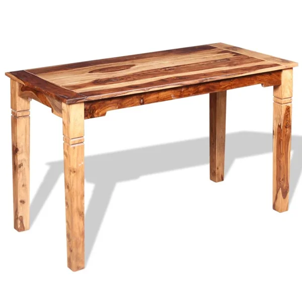 vidaXL Dining Table Solid Sheesham Wood 47.2x22x23.6x22x30x22