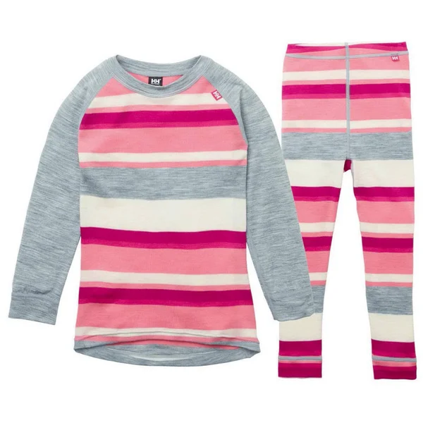 Helly Hansen Kids& HH Merino Mid Set - 6 - Conch Shell