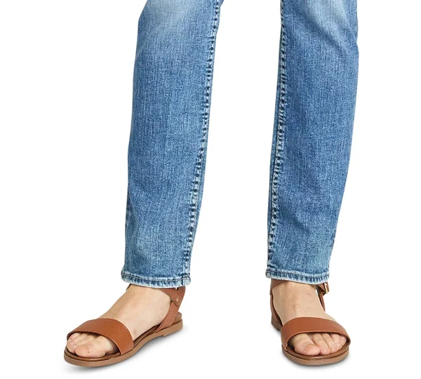 Silver Jeans Co. Elyse Straight-leg Jeans - Indigo