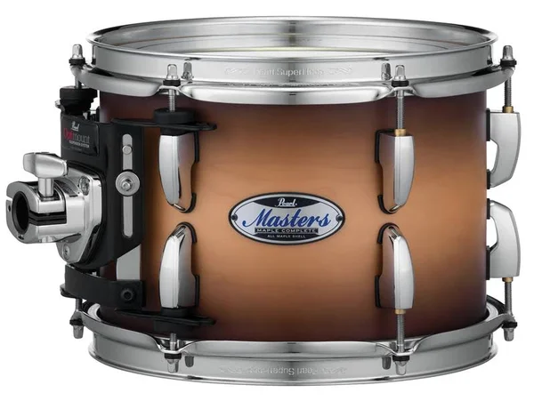 Pearl Masters Maple Complete 12x22x8x22 Tom MCT1208T/C124 Matte Black Mist Drum
