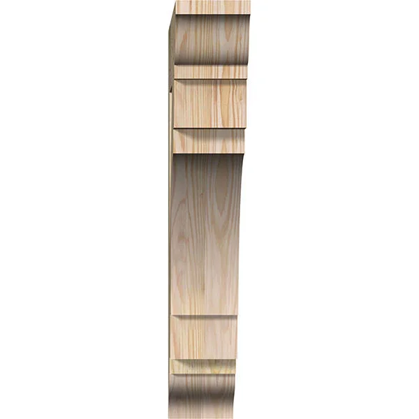 4x22W x 20x22D x 24x22H Merced Traditional Rough Sawn BRACKET, Douglas Fir