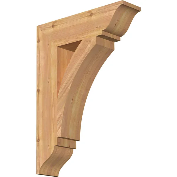 Ekena Millwork BKT06X22X30THR01SWR 5 1/2x22W x 22x22D x 30x22H Thorton Traditional Smooth BRACKET - Western Red Cedar