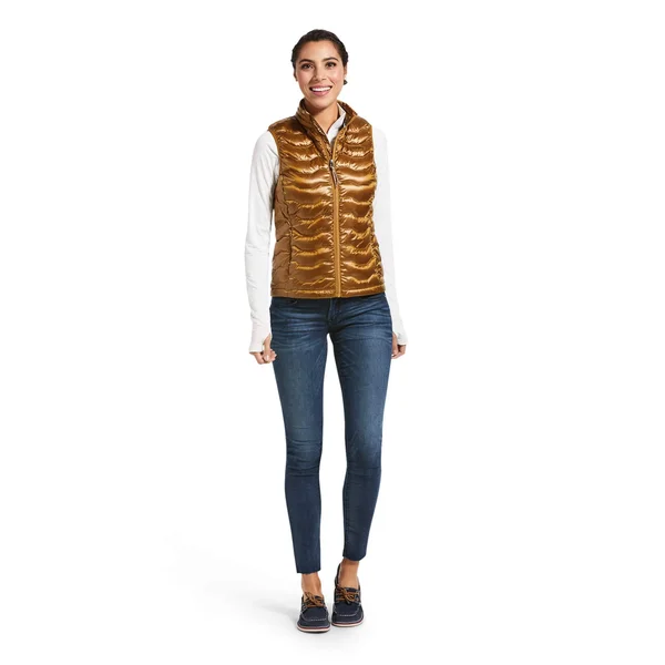 Ariat Women's Bronze Brown Ideal 3.0 Down Vest
