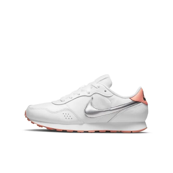 Nike MD Valiant Big Kids& Shoes in White, Size: 7Y, CN8558-101