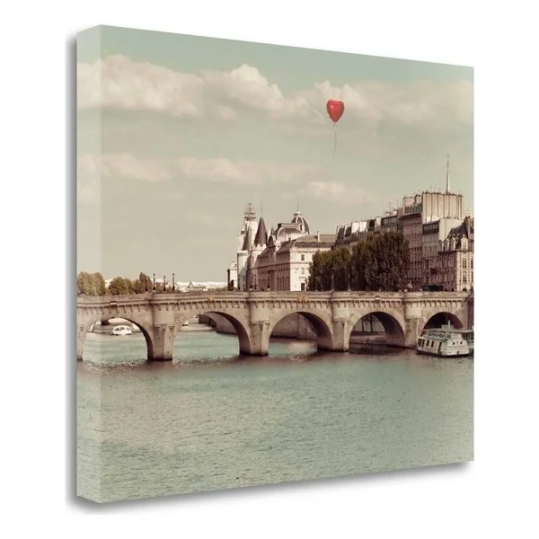 18x22 x 23x22 Paris Bridges by Keri Bevan Fine Art Giclee Print