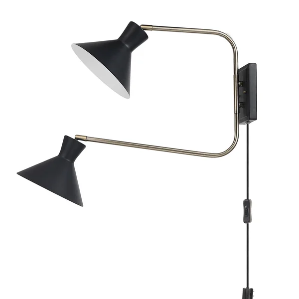 Globe Electric 51391 Waldwick 2 Light 19 inch Tall LED Wall Sconce, Black