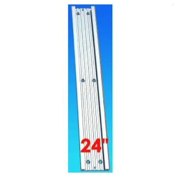Bert&s Custom Tackle Single Track System Silver; 24 in.