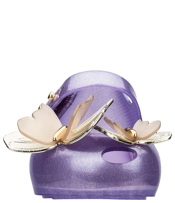 Mini Melissa Ultragirl Fly III Mary Jane Flats - Baby/Toddler Pink