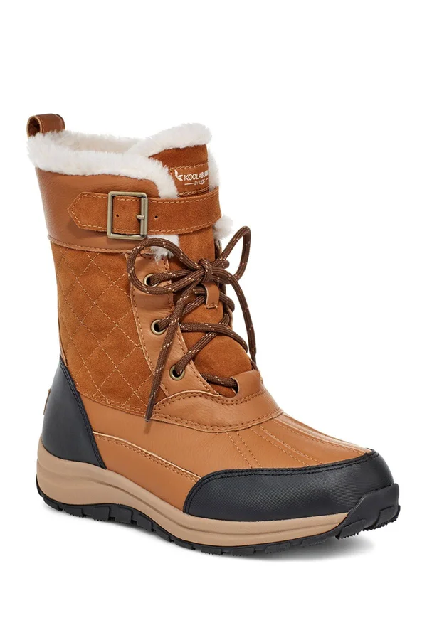 Koolaburra by Ugg Women's Imree Sheepskin Boots - Chestnut