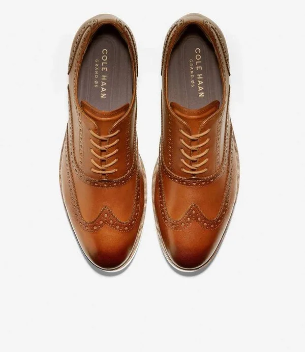 Cole Haan Henry Grand Wingtip Oxford - Brown - Oxfords