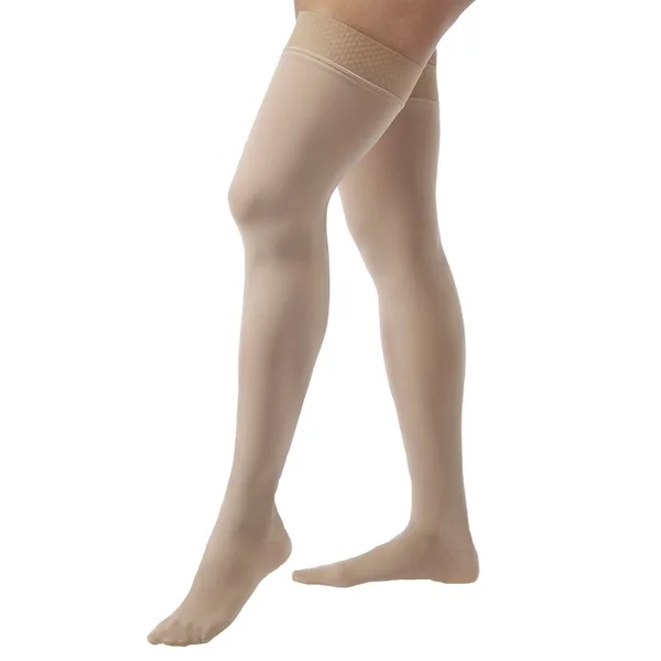 Jobst - Opaque, 30-40 mmHg, Thigh High Closed Toe-Small- Natural