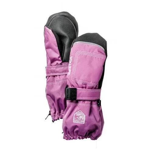 Hestra Baby Zip Long Mitts Kids Grey Print