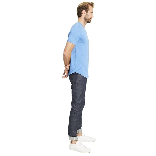 Goodlife Triblend Scallop V-Neck T-Shirt Cool Blue